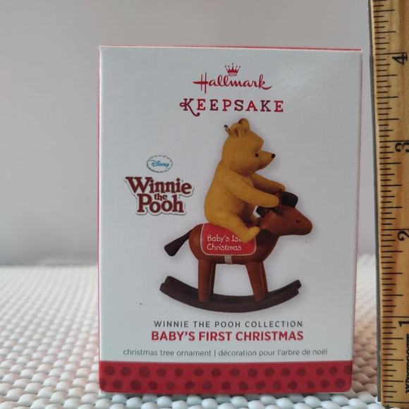 Hallmark Keepsake Christmas Ornament Winnie the Pooh Baby's First Christmas 2013 - Picture 2 of 3
